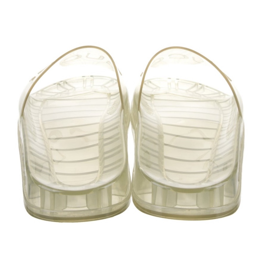 Gucci Printed Clear Sandals - Picture 3 of 5